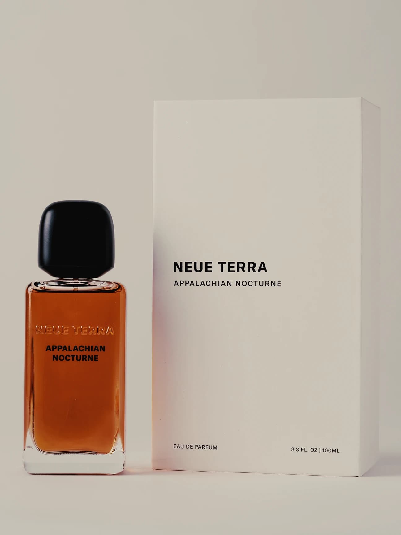 Appalachian Nocturne bottle with white presentation box